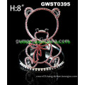 cheap rhinestone bear tiara crown -GWST0395